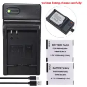 DMW-BCM13 Battery or Charger for Panasonic Lumix DC-FT7 DMC-FT5 DMC-TZ40 DMCZS30