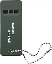 Survival Whistle Double Tubes Safety Whistles Lanyard and Keychain for Hiking Camping Kayak Sports Outdoor Kids Lifeguard Rescue Signaling