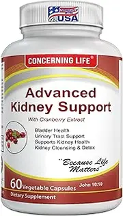 Kidney Cleanse UTI Support Supplement - Kidney Support Formula Detox - Cranberry Extract, Stinging Nettle Root Helps Healthy Kidneys Bladder Health - Cranberry Supplement Urinary Tract Infection