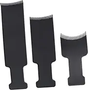 ASAKKURA Hairdressing Tint Brush Set 3pcs Board Hair Coloring Comb for Safe Hair Dyeing