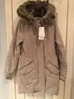 NWT Abercrombie And Fitch Women Hooded 3 In 1 Multi Wear Parka Light Tan S $260