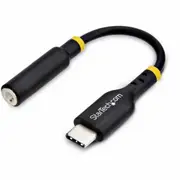 StarTech.com USB-C to 3.5mm TRRS Headphone/Headset Jack Audio Adapter, USB Type-C Aux Dongle, Hi-Fi 32-bit DAC, For Laptop/Phone/Tablet - USB-C to on