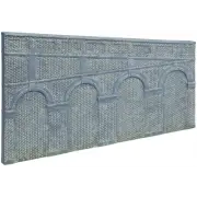 Hornby 1/76th Scale High Stepped Arched Retaining Walls x 2 (E