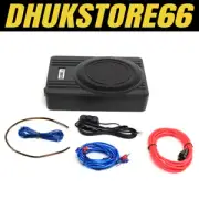 10'' Car Subwoofers Under-Seat Amplifier Speakers Audio Sub Woofer Slim Box 600W