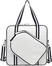 Pickle Ball Bag Tote Pickleball Racket Bag Gym Bag Removable Adjustable Shoulder Strap for Men Women Pickleball Racquet Bag