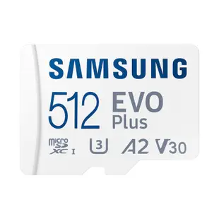 三星 Samsung EVO Plus MicroSDXC 512GB 記憶卡連Adapter MB-MC512KA (130MB/s) 香港行貨