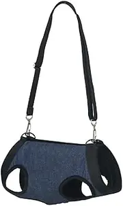 Dog Carry Sling - Dog Carrying Sling, No Choke Pet Harness | Front Facing Dog Carrier Sling, Hands frees Cat Sling, Size Adjustable, Reducing Back painn, Soft Cotton Premium Dog Sling Carrier