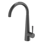 Abey Gareth Ashton 304 Gooseneck Bar Sink Mixer Black Pearl