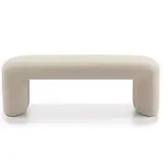 Luxe Living Piper Bench Ottoman in Natural
