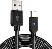 Nyko | Charge Link - 8 ft USB-C Charge Cable compatible with DualSense Controller Plus Other USB-C Compatble Devices - Equipped with LED Charging Indicator
