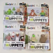 Minimates Muppets, 4 Two Packs Kermit, Piggy, Chef, Fozzie, Gonzo, Scooter,