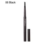 Double-end Waterproof Eyebrow Pencil Eye Brow Brush Eyeliner Makeup Cosmetic Pen Black