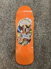 Suicidal Skates Jason Jessee Not Santa Cruz Skateboard Deck Orange Flake