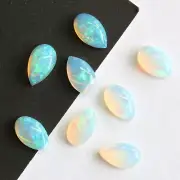 Pear 5 x 3mm set of 8 Australian light opals natural solid loose unset stone
