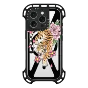 iPhone 16 Pro Ultra Bounce Case MagSafe Compatible TIGER & FLOWERS