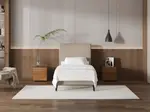 My Style Tapered Headboard & Drawer Base - King Single / Natural / Slimline Base