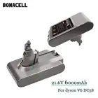 Battery Pack Replacement For Dyson V6 6000mAh 21.6V Li-Ion Compatible Models