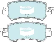 Bendix Rear Brake Pad Set for Mazda CX-3 DK, DK2WS, DK5FW, DK4WS, DK5AW 1.5L S5Y (for: Mazda)