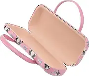 [CATIEBYE] Children's Glasses Case Glasses Pouch Portable Travel Spectacle Case Case Cartoon Printed Eyeglass Case Cartoon Case Glasses Protection Case Pu Leather