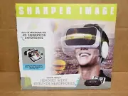 Sharper Image Virtual Reality Headset with Built-In Headphones NIOB