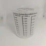 1000ml Transparent Plastic Measuring Jug