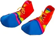 Rainbow Clown Shoes Funny Circus Props for Carnivals Halloween Stage Performance, Large