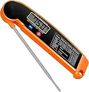 Meat Thermometer for Cooking Baking Thermometer Digital Instant Read Kitchen Cooking Thermometer with Backlight LCD, Food Cooking, BBQ, Milk, Coffee, and Oil Deep Frying