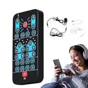 Portable Sound Card, Voice Changer Device, Live Streaming Audio Mixer, Enhance Your Online Streams, for Podcasting, and Recording, Study, Easy Plug and Play, Black Color