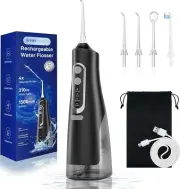 Cordless Water Flosser Teeth Cleaner Dental Oral Irrigator Picks Portable and Re