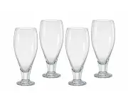 Bohemia Bar Beer Glass 380ml Set of 4
