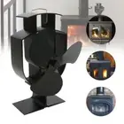 Friendly High-temperature Fire Burning Log Wood Burner Stove Fan Fireplace Fan