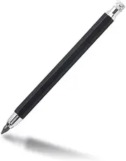Automatic Pencil, 5.6mm Stainless Steel Mechanical Pencils Portable Art Clutch Pencil for Painting Retractable Lead Holder Carpenter Graffiti School Engineer Writing Drawing Sketching Craft