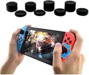 8 Pieces Silicone Thumb Stick Grip Joystick Cap Cover Compatible with Nintendo Switch Joy-Con