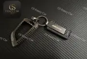 M50i Genuine Carbon Fiber Keyring Key Fob Cover For BMW X5 X6 X7 M50i Exclusive