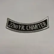 Iron Sew On Patch - 22nd Year Charter BgE