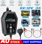 6V 12V Car Battery Charger Trickle Smart Repair Motorcycle AGM Lithium LiFePO4