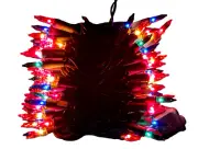 Multicolor Mini Light Set 300 Bulbs String Lights Spares Indoor Outdoor 66.5 Ft