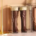 Shoe Storage Box Stackable Drawers Free Standing High Heel Shoes Shoe Box