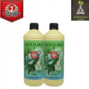 HOUSE & GARDEN AQUA FLAKES A&B NUTRIENT 1LT | Hydroponics Guru