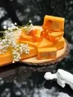 Apricot & Handmade Soap Bars. 100% Natural, Aromatherapy 4 Soaps Made in Latvia