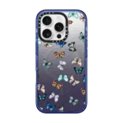 iPhone 16 Pro Impact Case MagSafe Compatible Noir Butterfly