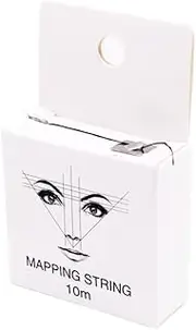 Eyebrow Mapping String - Pre-Inked Thread for Precision Brow Shaping, Guide Tool | Mapping Tool for Semi-Permanent Makeup, Cosmetic Brow Design, Beginner and Professional Use
