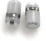 2pcs Replacement Rotating Shaft Spindle Hinge for Gameboy Advance SP GBA SP Hinge Axis White Color