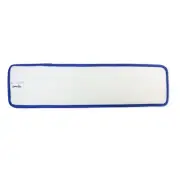 Twist Yarn Microfiber Flat Mop with Scrub Strips 24" Blue