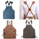 Children Adjustables Crossback Apron Pocket Practical Antifouling Denims Apron