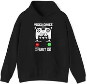 [X.Style] Video Games are Calling and I Must Go Console Gamer ds048 Hoodie Black 2XL
