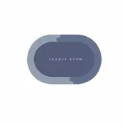 Non Slip Bath Tub Carpet Mat Non Slip Blue