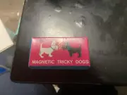 Vintage Chien’s Tricky Dogs 2 Magnetic Toys w/ original box Scottish Terrier