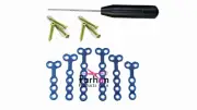 2.0mm Mini T 2 hole head)Maxillofacial 3-5 hole Plate & screw Titanium 43 pcs