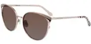 NEW Draper James DJ 7001 781 Rose Gold Sunglasses with Brown Lenses & DJ Case